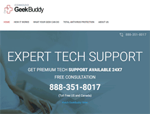 Tablet Screenshot of geekbuddy.com